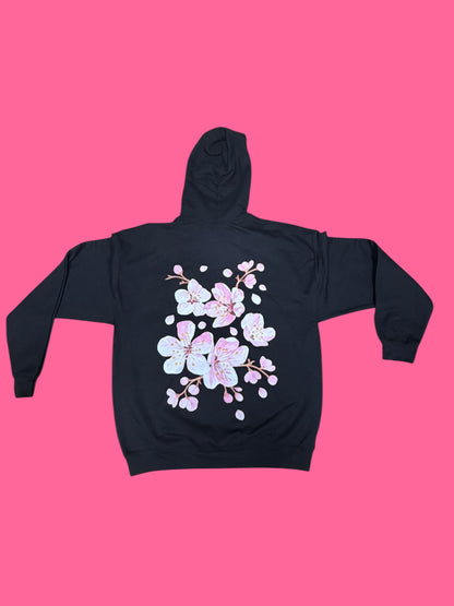 Cherry Blossom 3L Hoodie (BLACK)