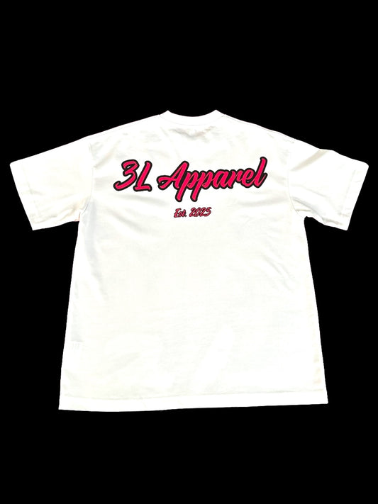 Pink Script 3L Tee