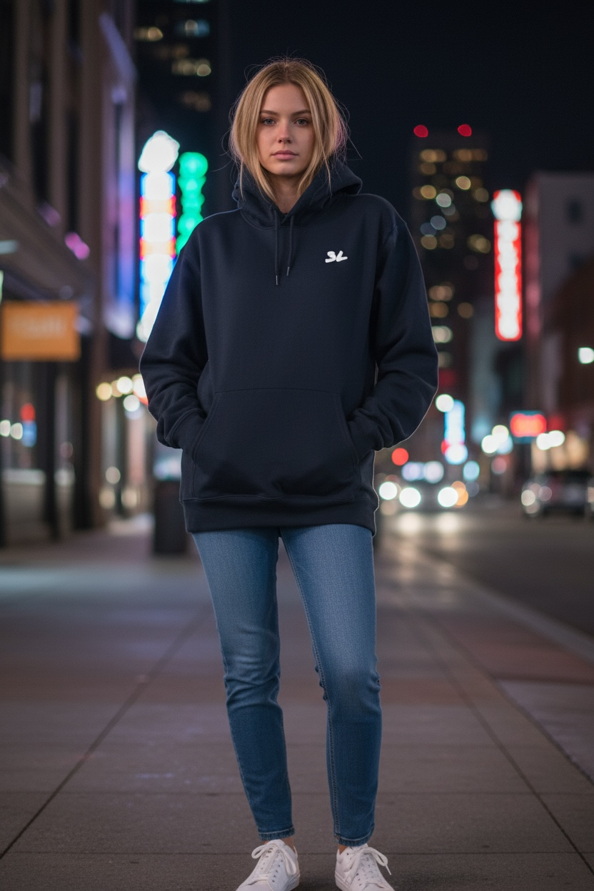 Cherry Blossom 3L Hoodie (BLACK)