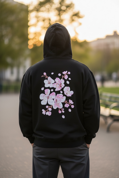 Cherry Blossom 3L Hoodie (BLACK)