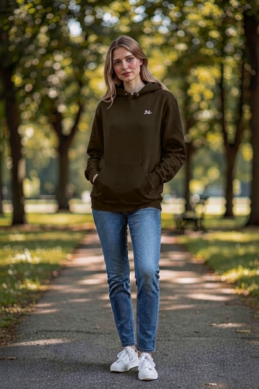 Cherry Blossom 3L Hoodie (BROWN)